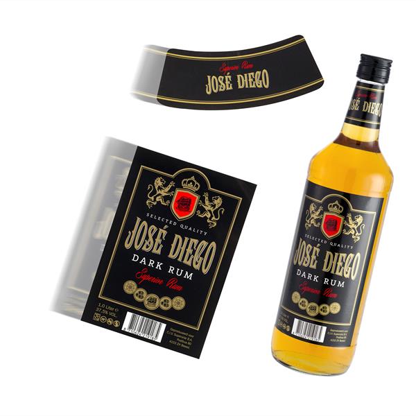 Wet glue labels of nat verlijmde etiketten voor verpakkingen